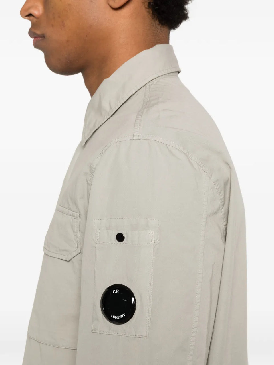 Lens-detail overshirt