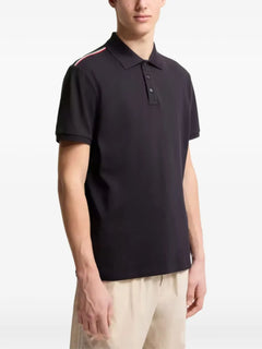 stripe polo shirt