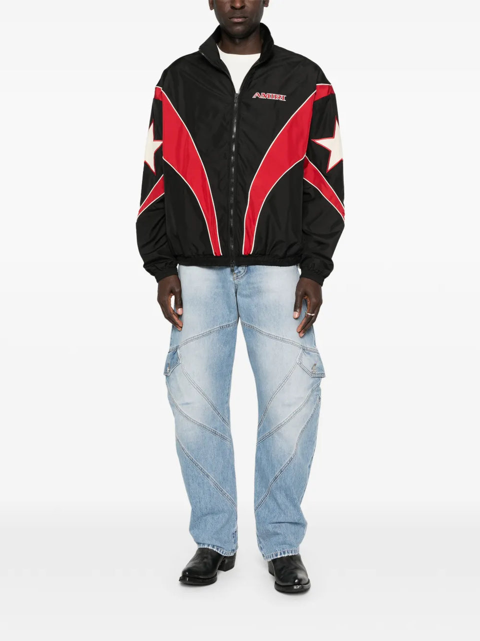 blue cargo jeans