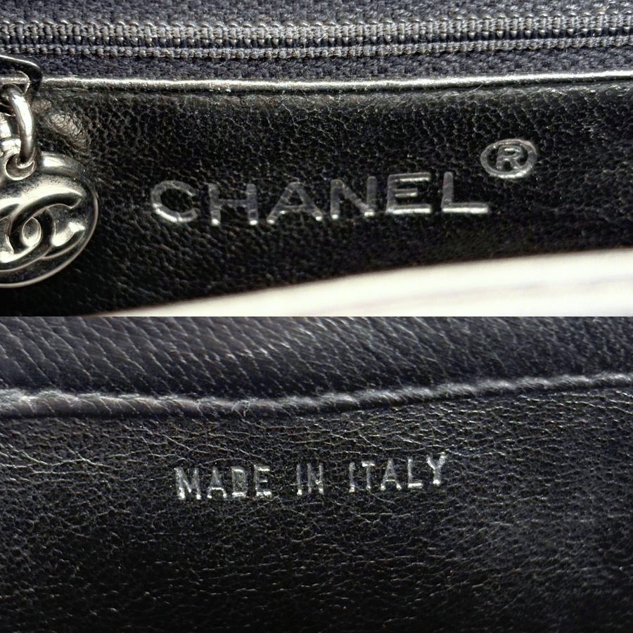 RG705 - CHANEL Vintage Black Lambskin Small Box Shoulder Bag