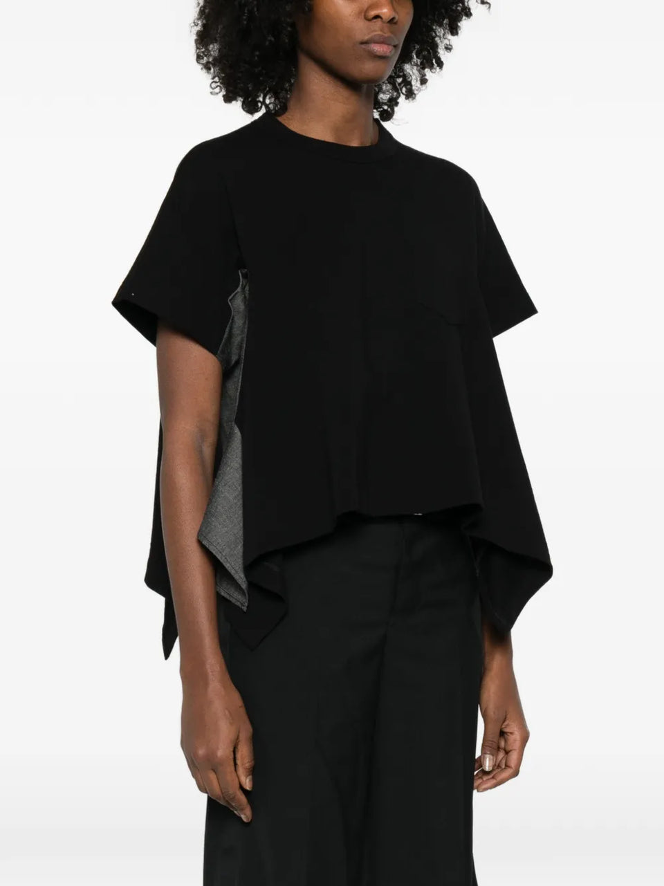 chest-pocket asymmetric T-Shirt
