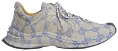 Gucci Run Sneaker Beige Blue Monogram