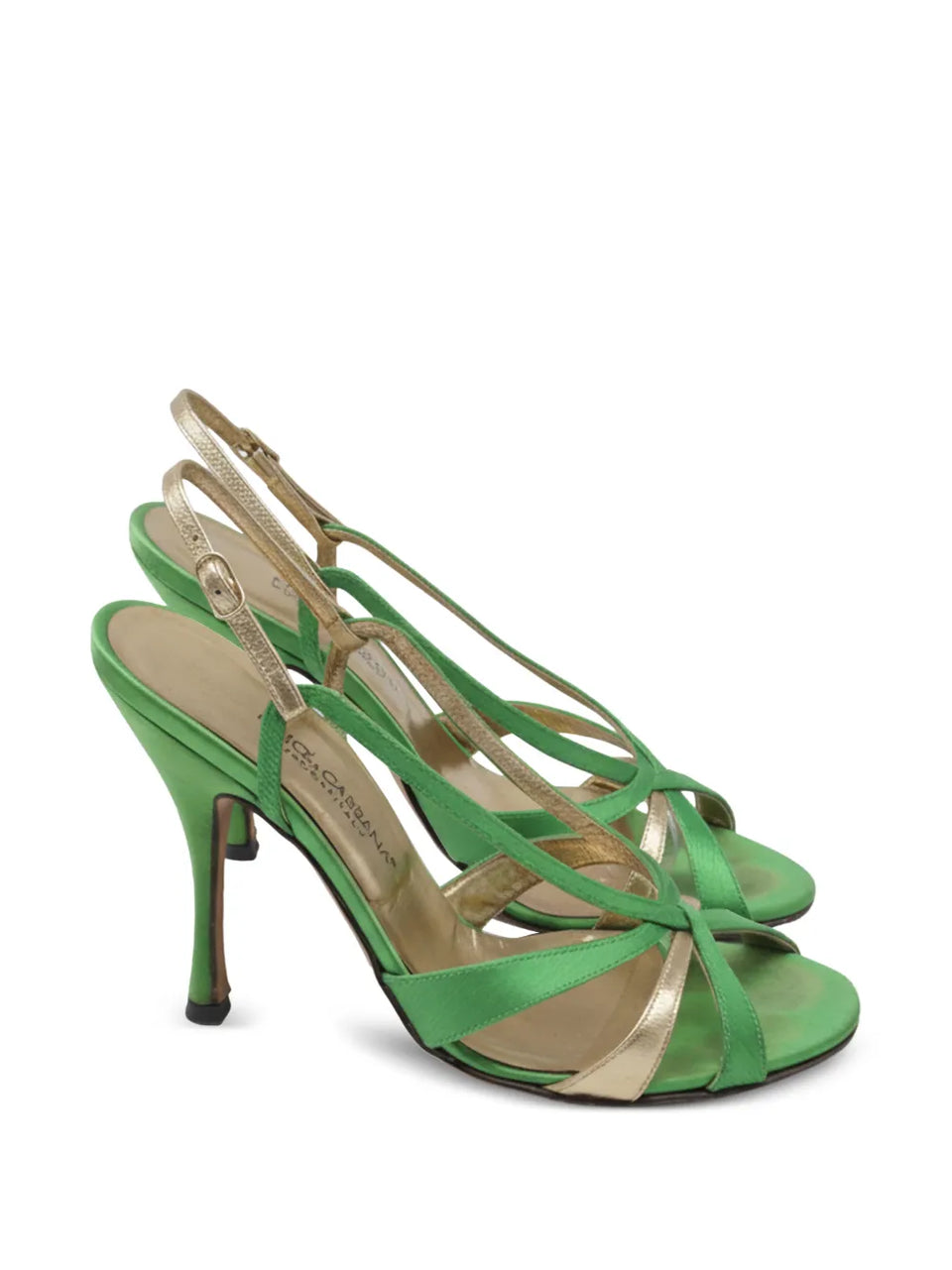 strappy heeled sandals