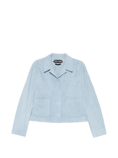 patch-pocket collared jacket