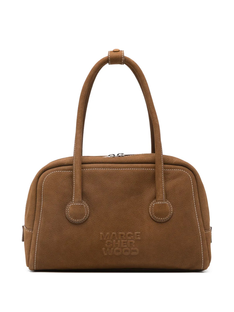embossed-logo tote bag
