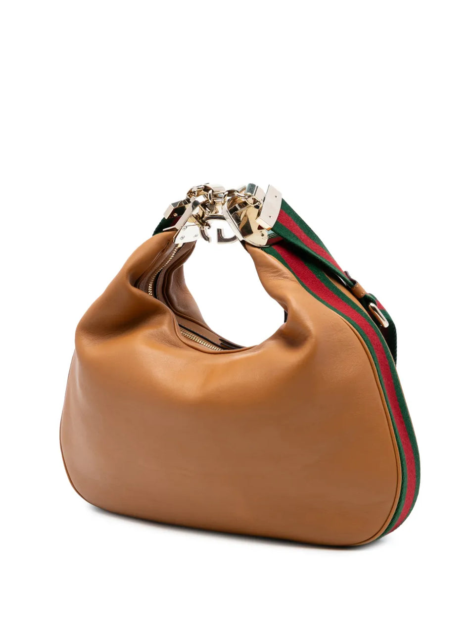 2016-2025 Medium Leather Web Attache crossbody bag