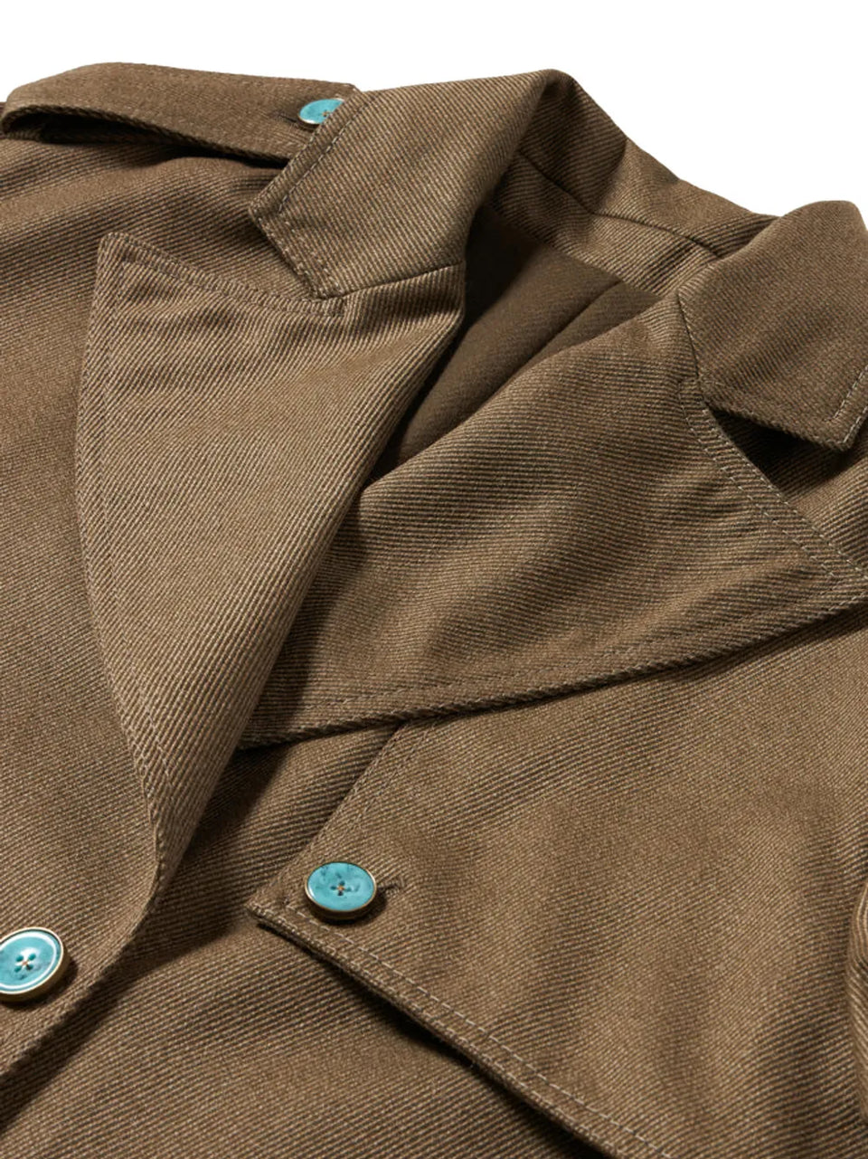 double-breasted belted trench coat