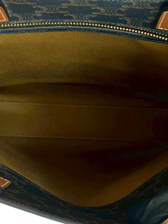 2021 Small Triomphe Coated Canvas Vertical Cabas Tote satchel