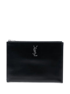 2018 Leather Monogram Ipad Case clutch bag