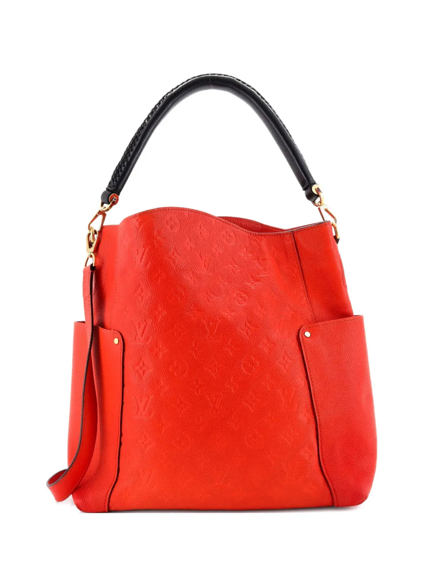 Bagatelle Monogram Empreinte Leather hobo bag