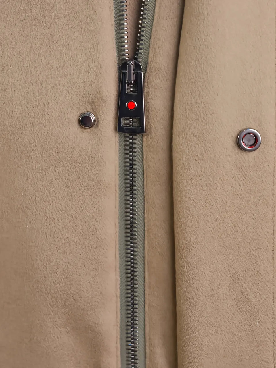 fur-collar cashmere jacket