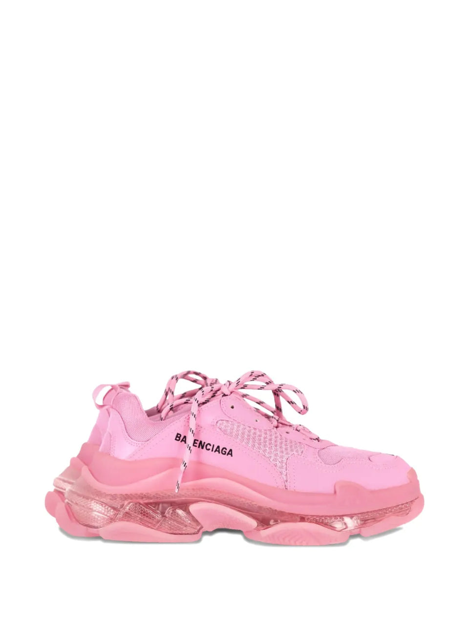 triple S clear-sole sneakers