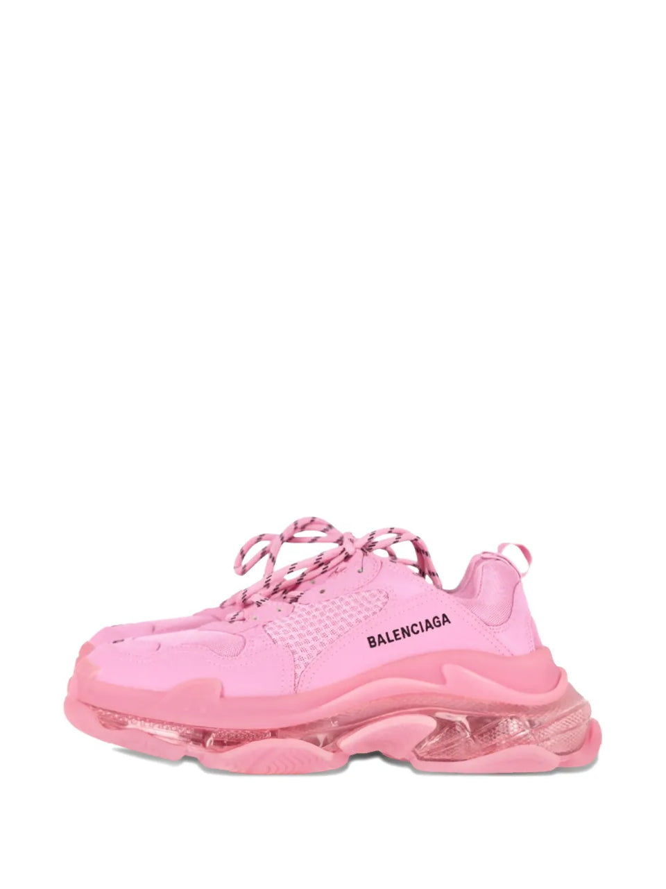 triple S clear-sole sneakers