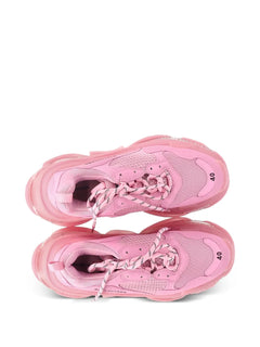 triple S clear-sole sneakers