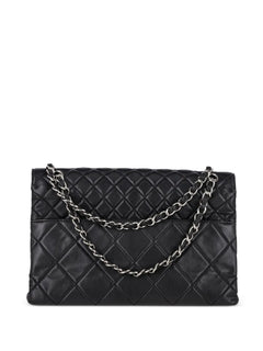 maxi quilted leather shoulder bag