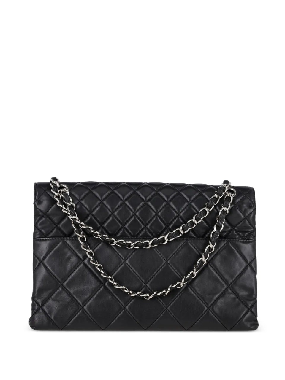 maxi quilted leather shoulder bag