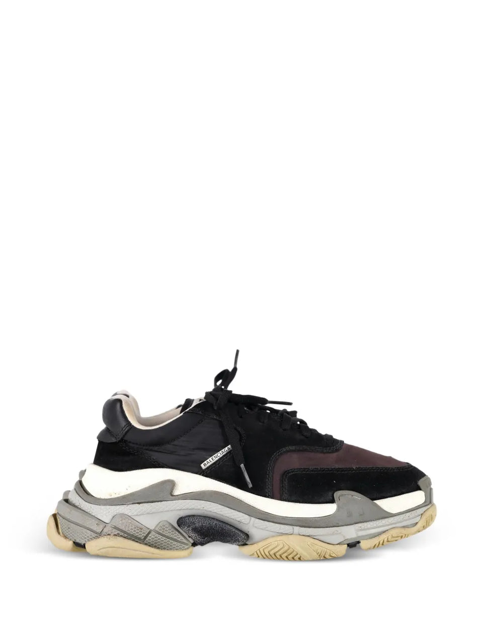 Triple S suede sneakers