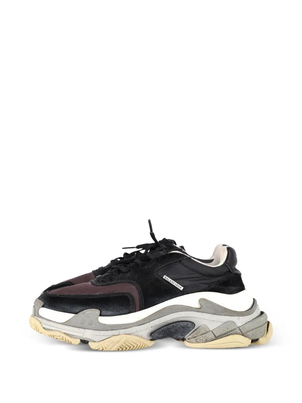 Triple S suede sneakers