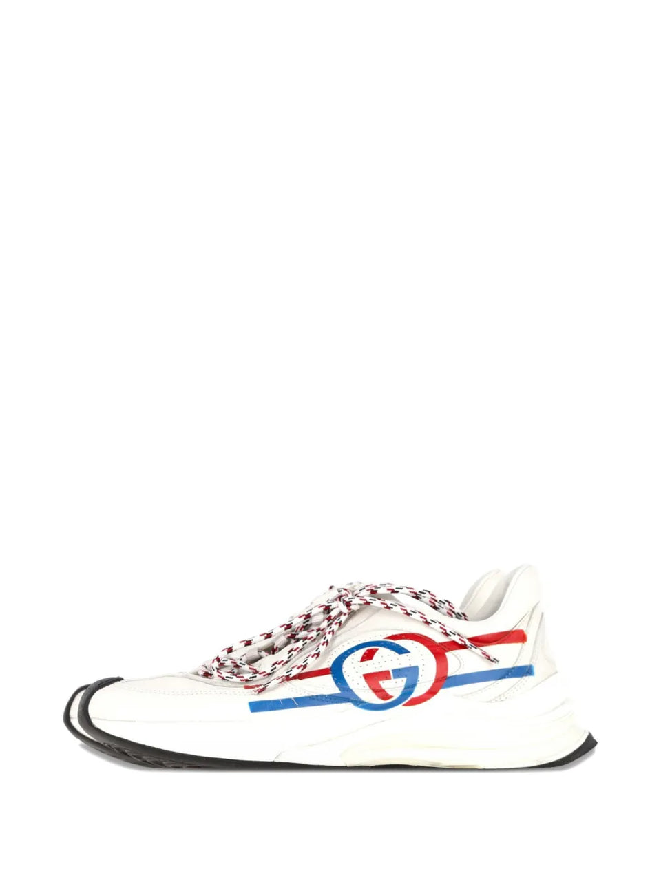 Run logo-print sneakers
