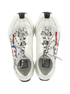 Run logo-print sneakers