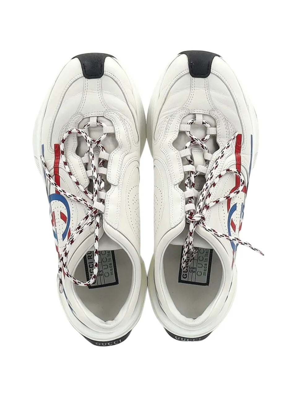 Run logo-print sneakers