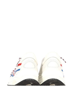 Run logo-print sneakers