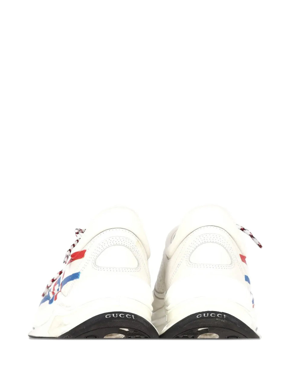 Run logo-print sneakers