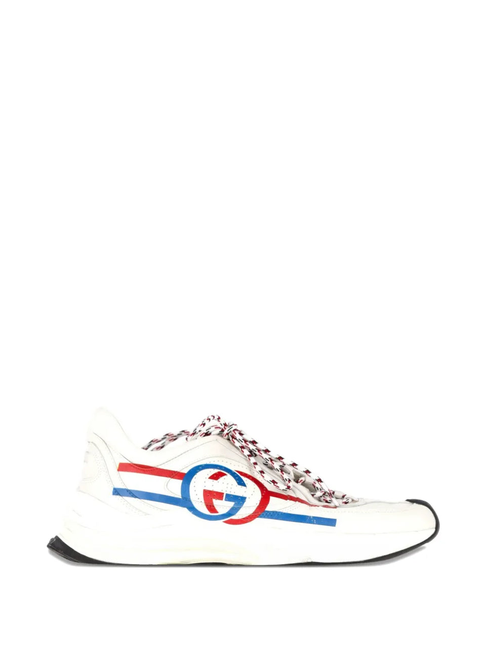 Run logo-print sneakers