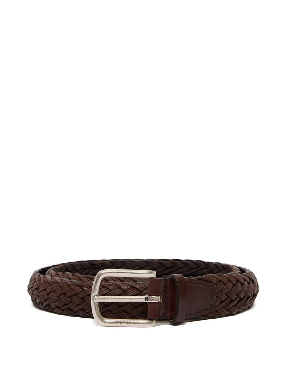 braided leather belt