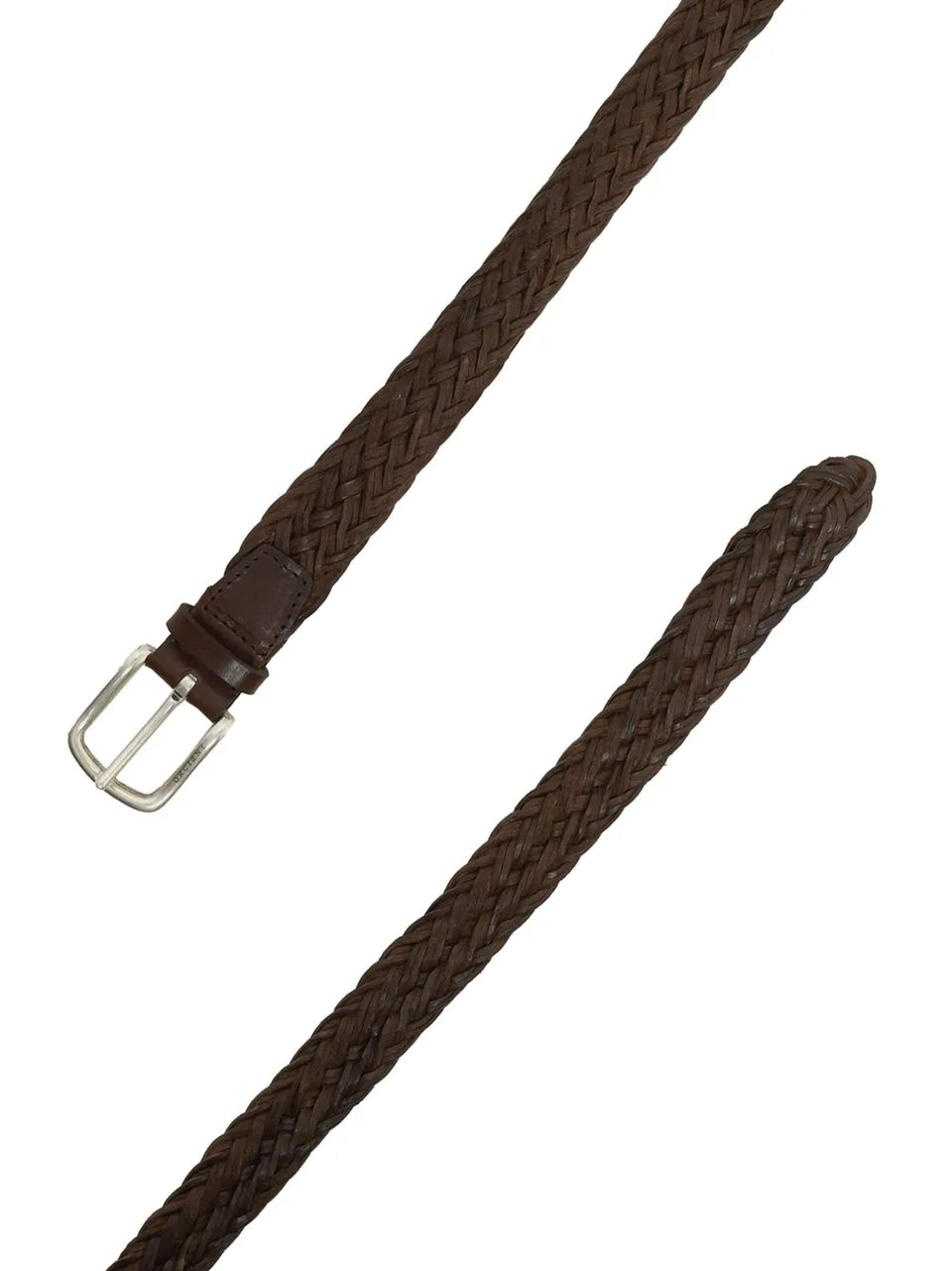 braided leather belt