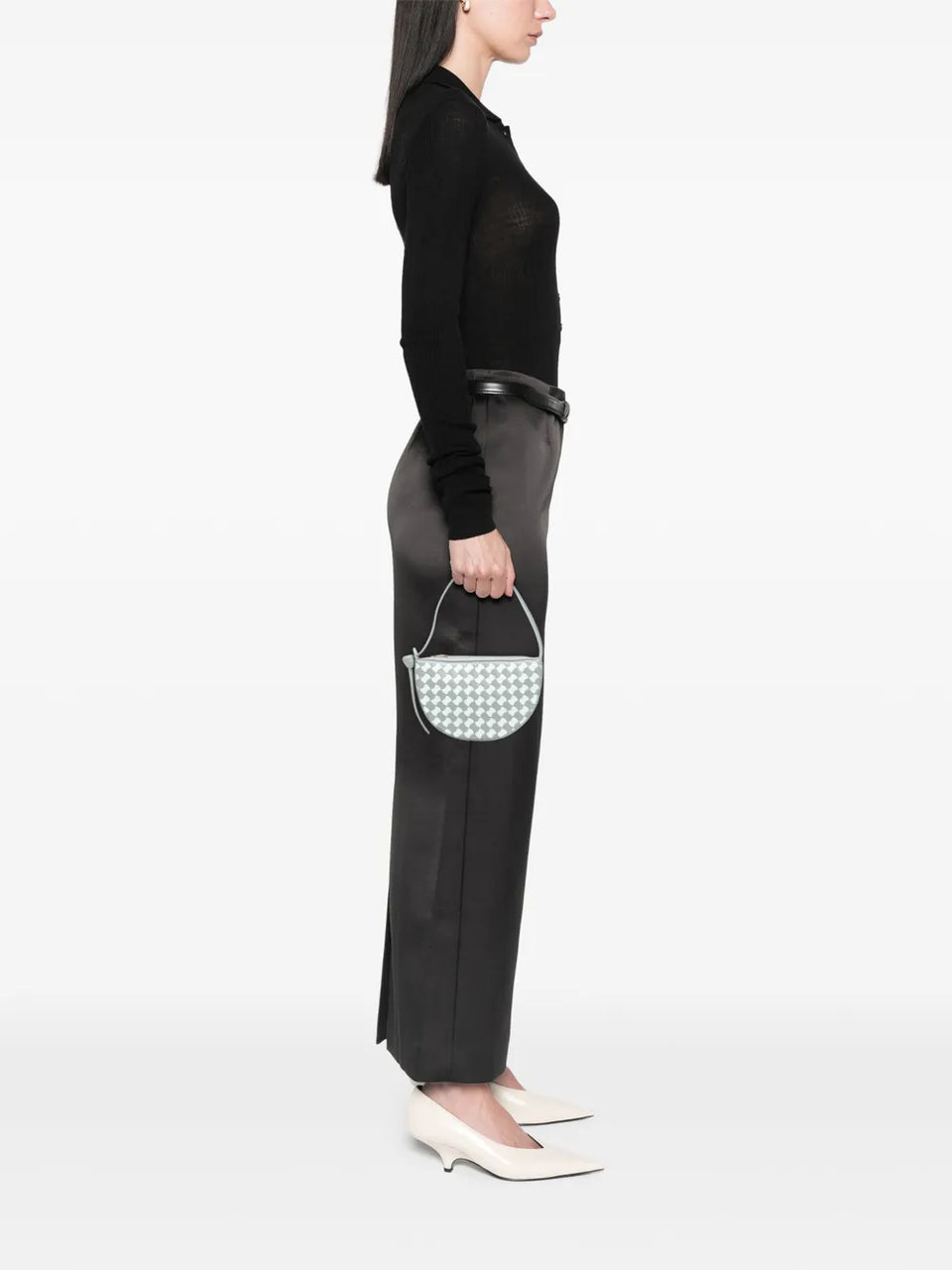 2012-2025 Mini Leather Intrecciato Sunrise Hobo shoulder bag