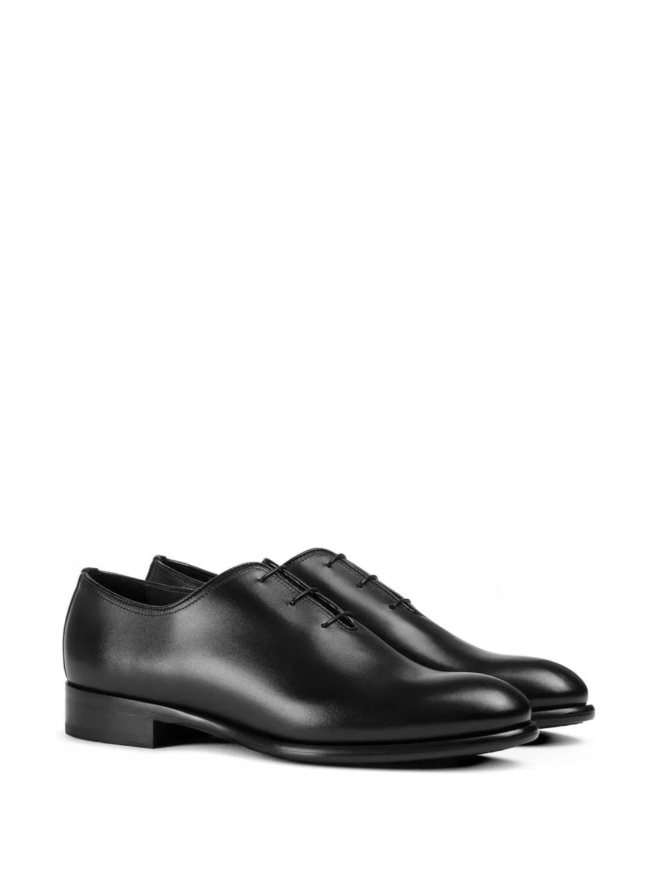 leather lace-up oxford shoes