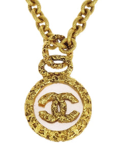 1993 logo-medallion chain necklace
