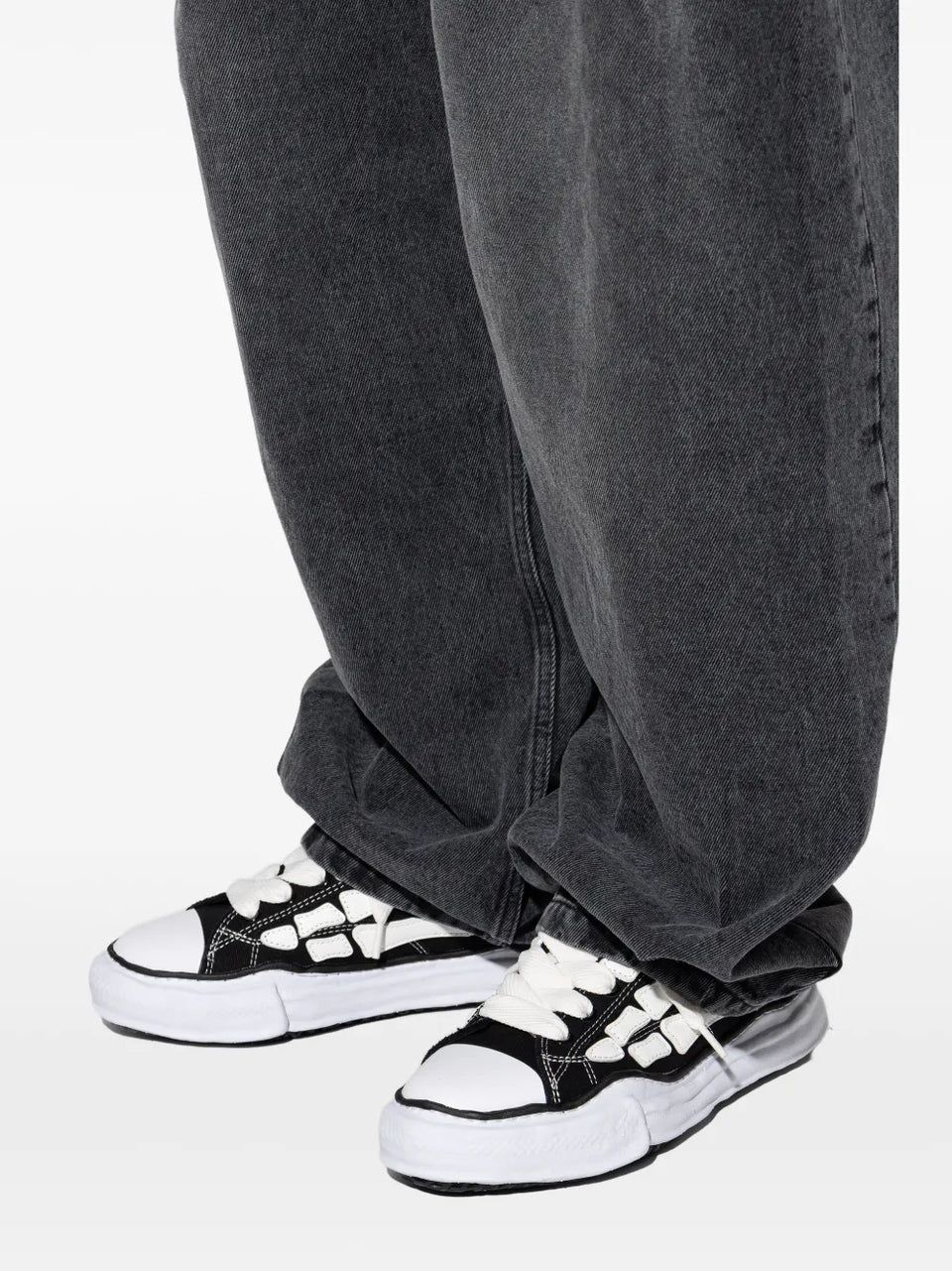 x Maison Mihara Yasuhiro skeleton sneakers