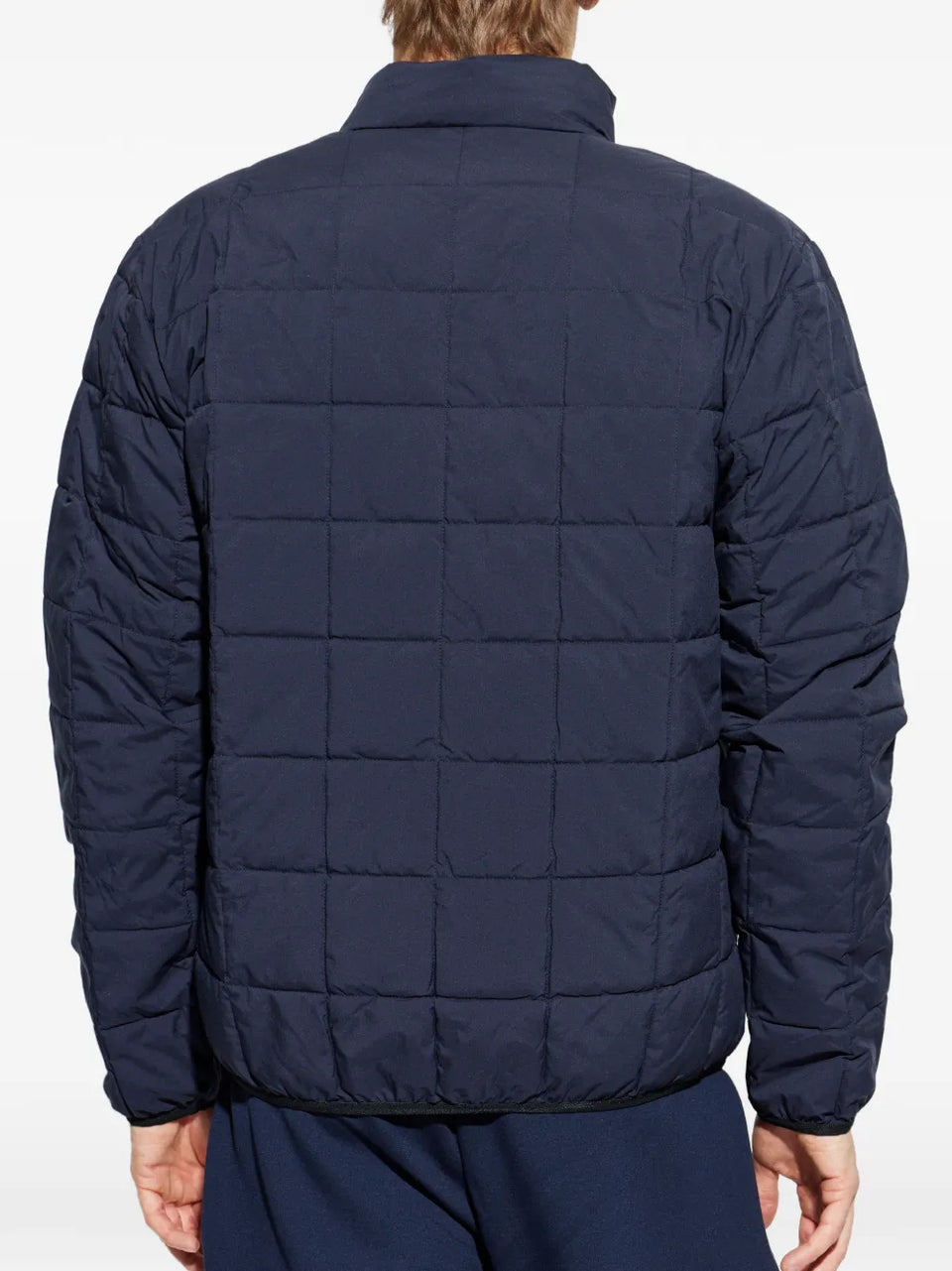 logo-patch quilted jacket