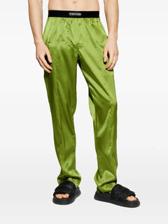 logo-waistband pyjama bottoms