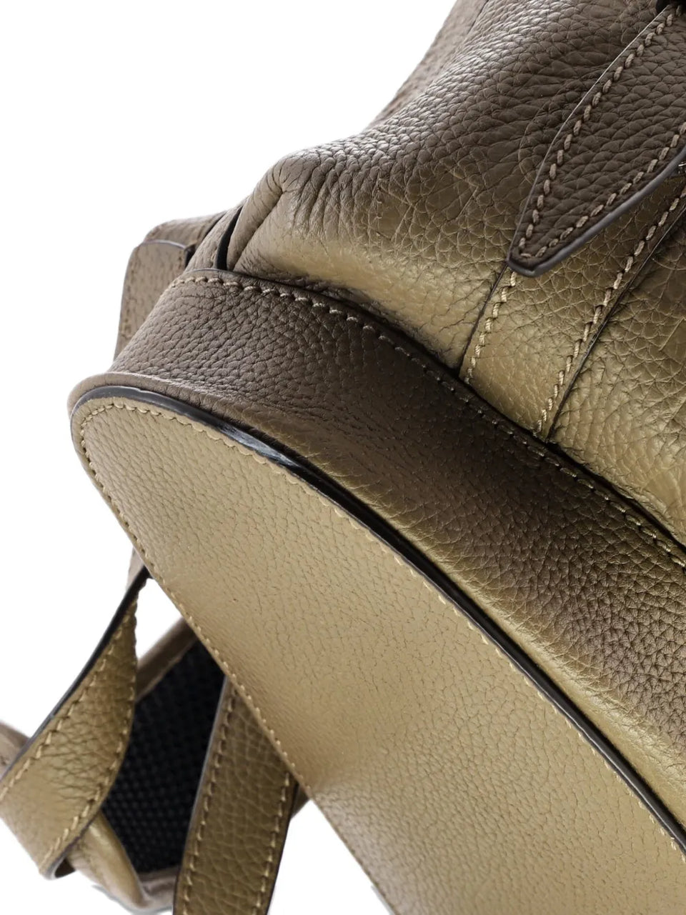 Double Pocket Belt Jumbo GG Embossed Leather Large backpack