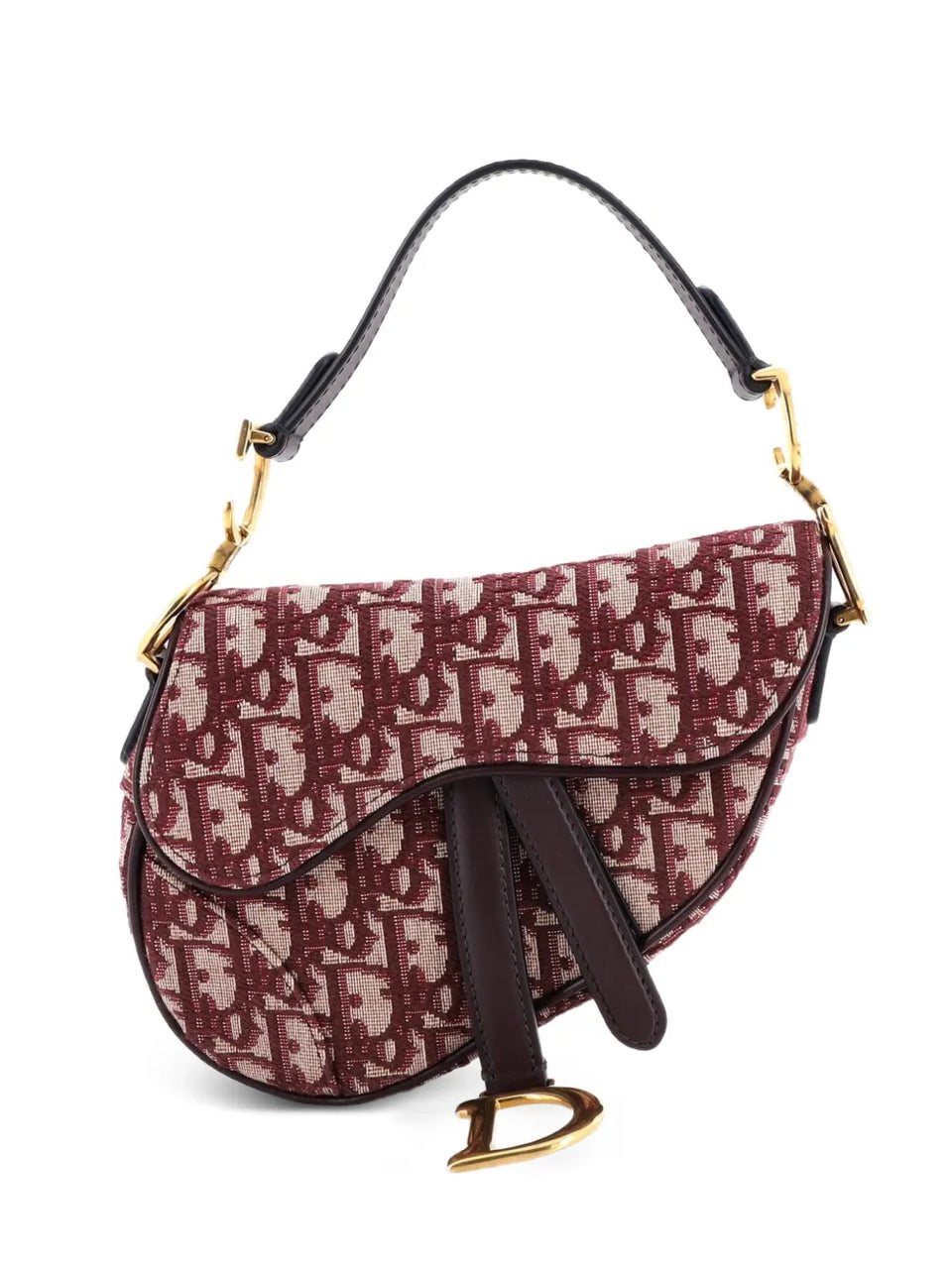 Saddle Handbag Oblique Canvas Mini shoulder bag