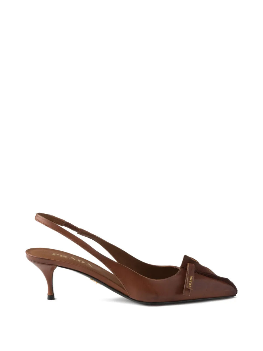 bow slingback pumps