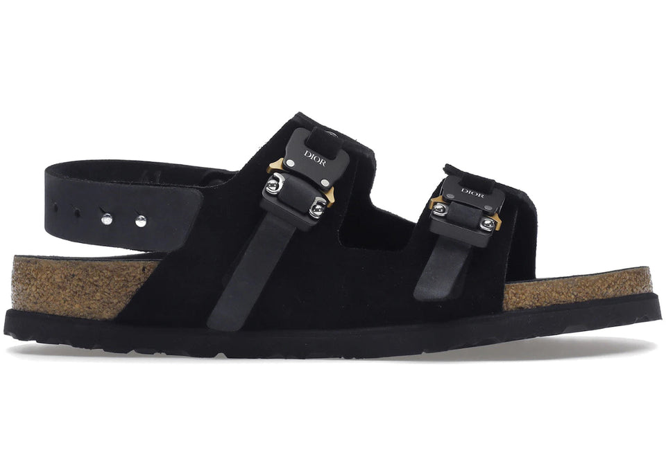 Dior x Birkenstock Milano Sandal Black