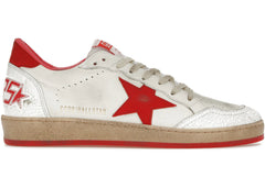 Golden Goose Ball Star White Red