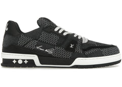 Louis Vuitton Lv Trainer Black Damier 3D Denim