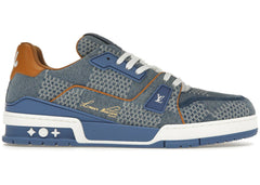 Louis Vuitton Lv Trainer Blue Damier 3D Denim