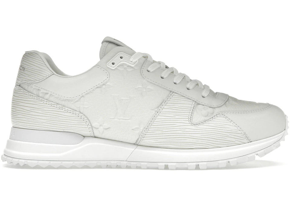 Louis Vuitton Run Away Sneaker Monogram Embossed Leather White