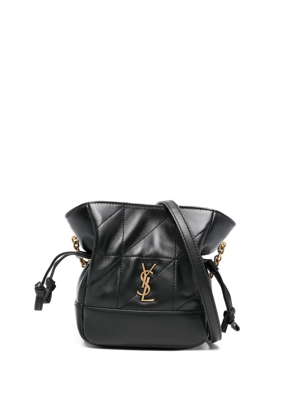 Saint Laurent Mini Jamie Quilted Logo Shoulder Bag