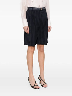 Mstere pinstripe shorts