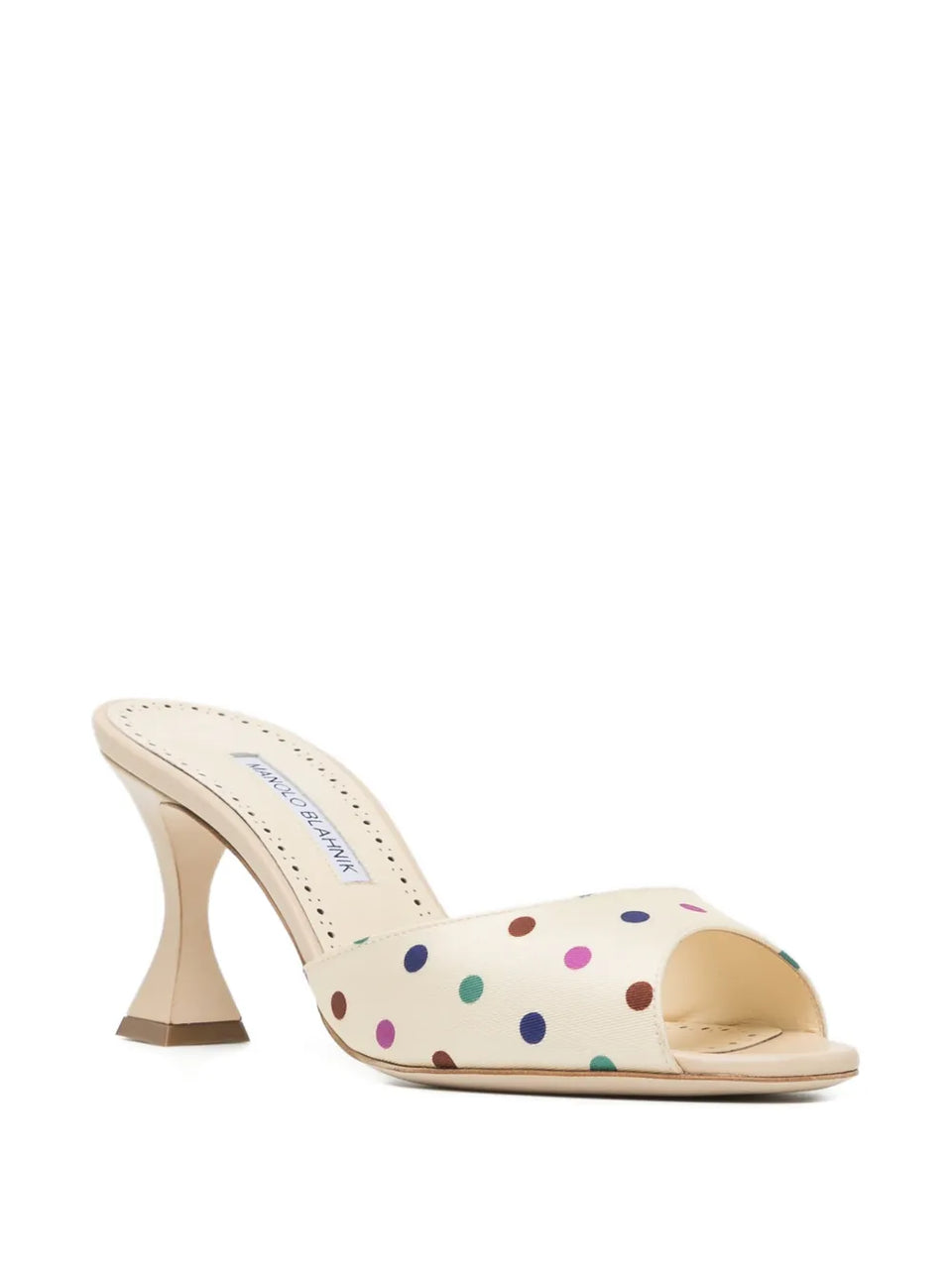 70mm polka-dot sandals