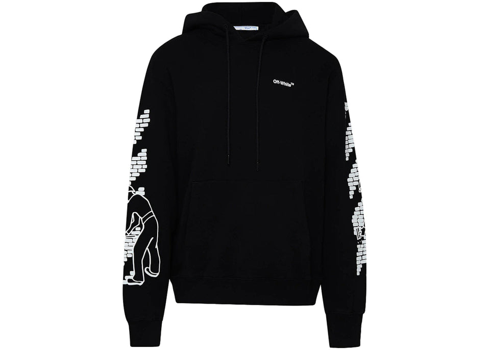 Off-White Bricks Slim Hoodie Black/White
