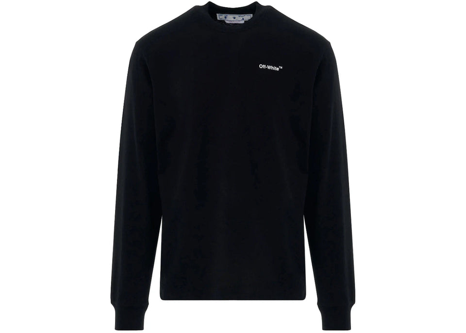 Off-White Caravaggio Arrow Skate Long-Sleeve T-Shirt Black/White