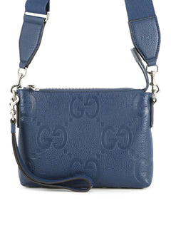 2016-2026 Small Jumbo GG Embossed Messenger Bag crossbody bag